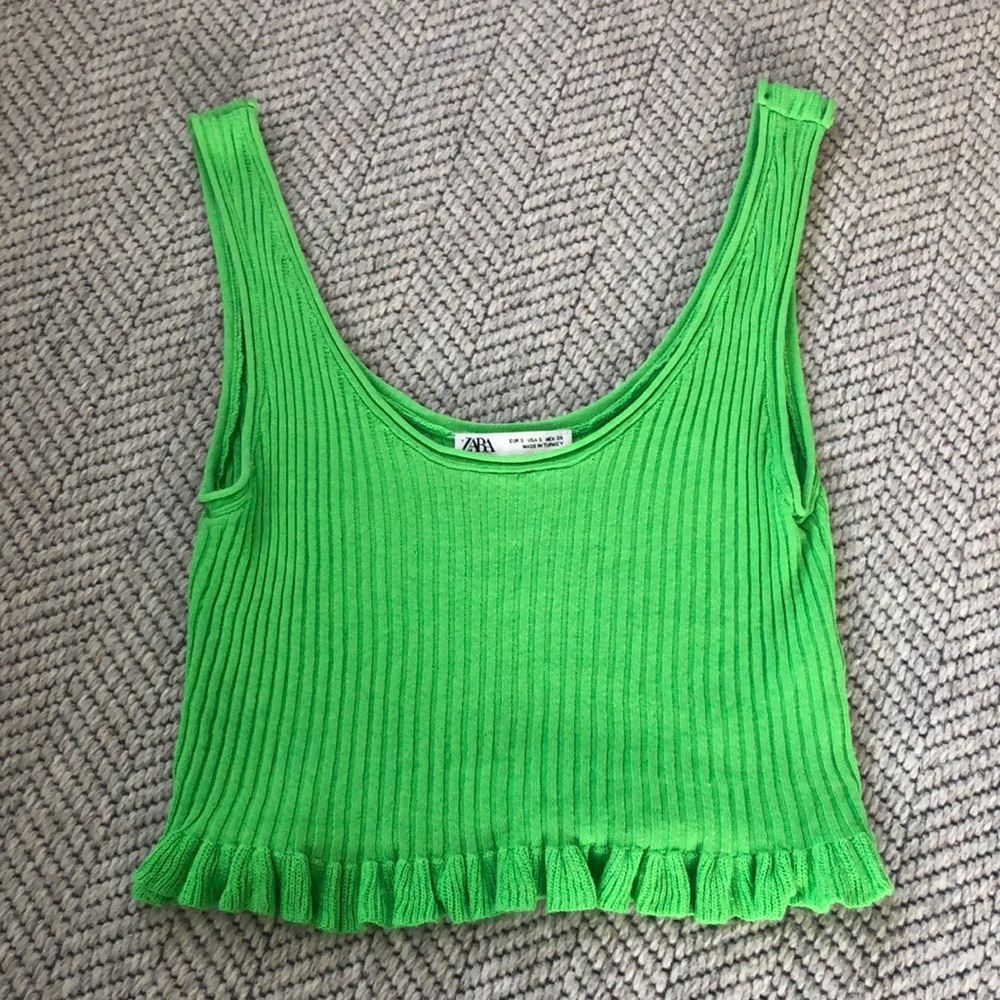 Women’s Zara Ribbed Crop Top